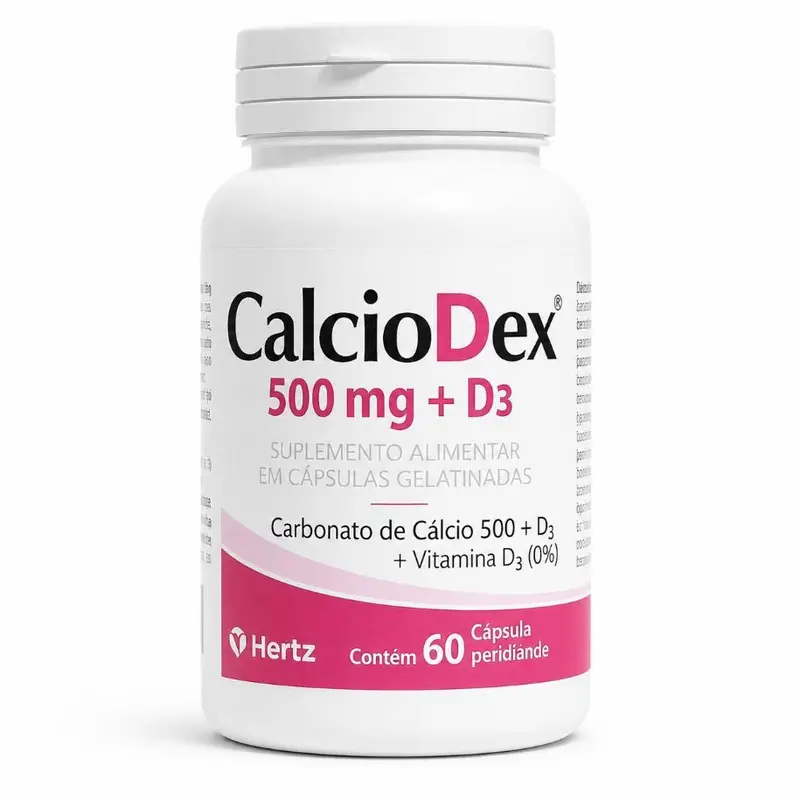 CALCIODEX 500MG 60 CAPS GEL