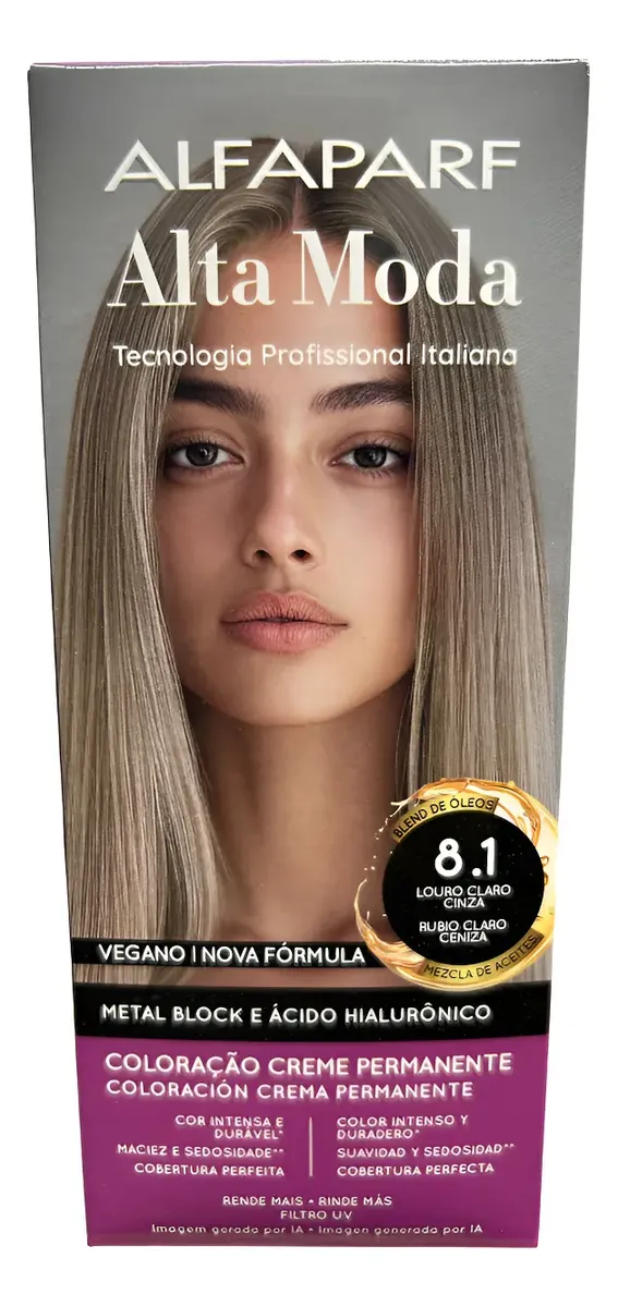 TINTA ALTA MODA 8.1 LOURO CLARO CINZA