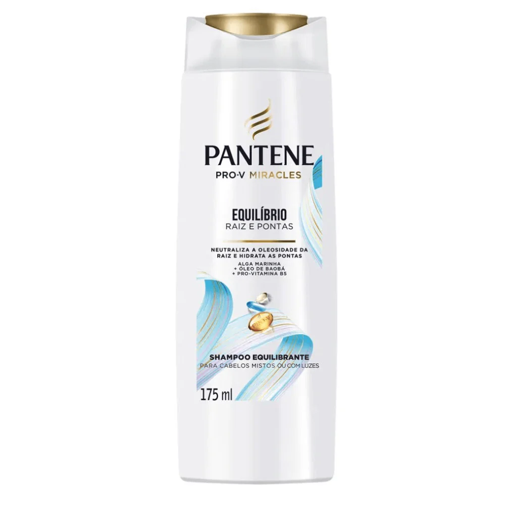 SHAMPOO PANTENE 175ML EQUILIBRIO RAIZ E PONTAS