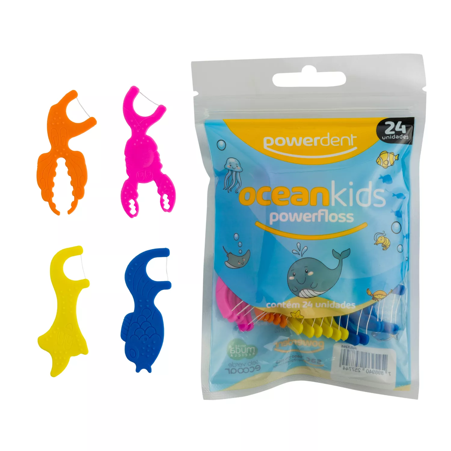 FITA DENTAL POWERFLOSS OCEANKIDS 24UN
