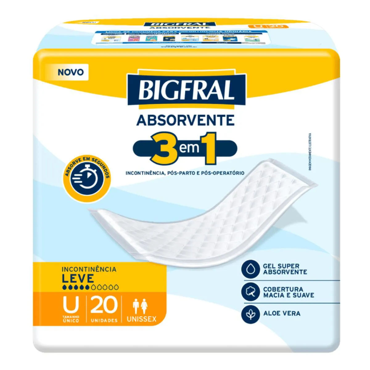 ABSORV BIGFRAL TAM UNICO C/20UN
