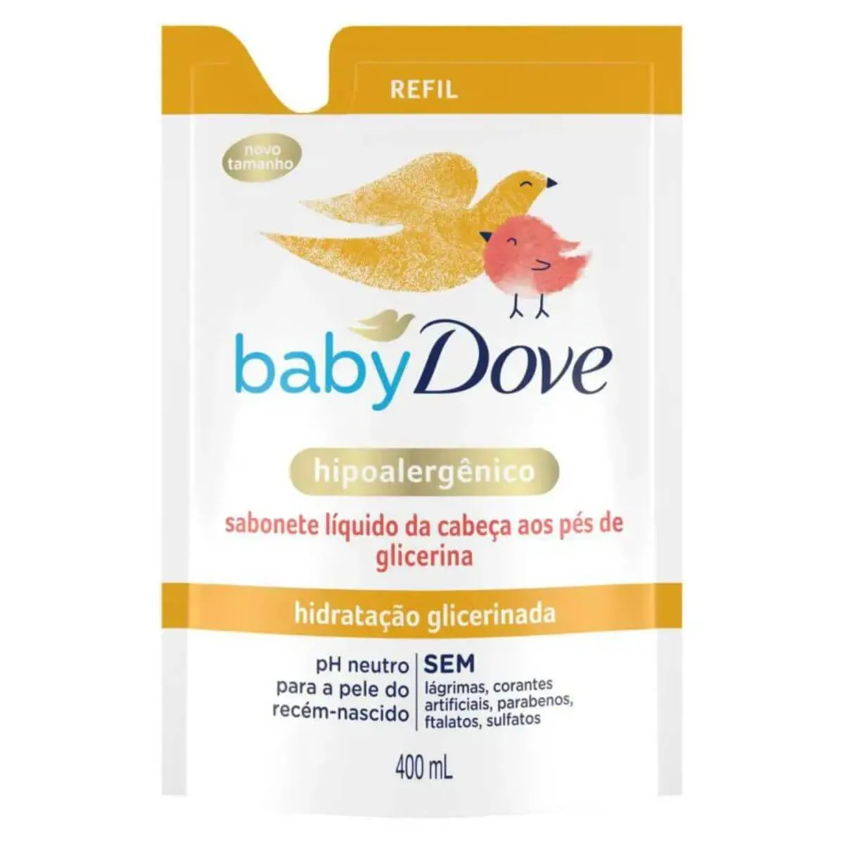 SAB LIQ BABY DOVE GLICERINA REFIL 400ML