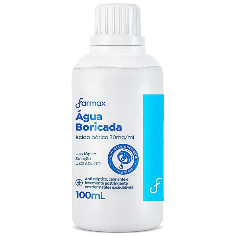 AGUA BORICADA FARMAX 100ML