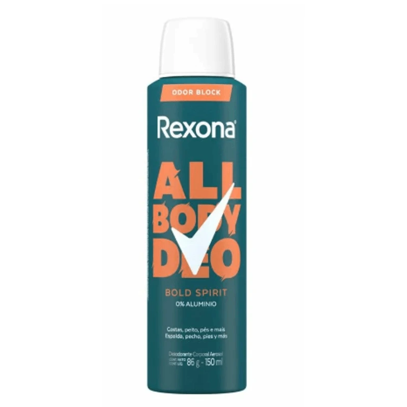 DESOD REXONA AERO ALL BODY DEO BOLD SPIRIT 150ML