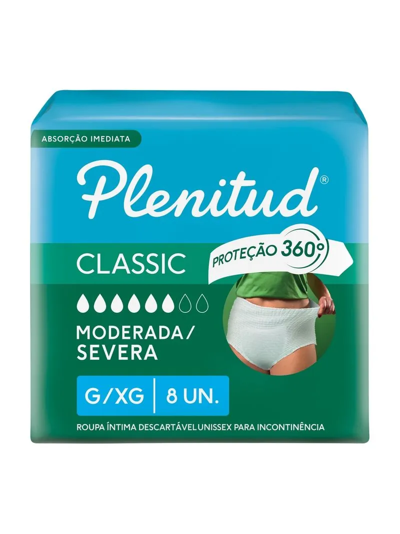 FRALDA PLENITUD CLASSIC G/XG 8UN