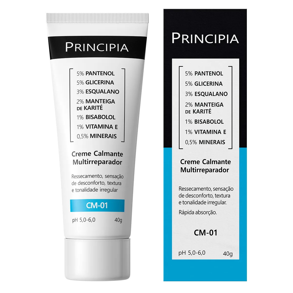 CREME CALMANTE REPARADOR PRINCIPIA CM-01 40G