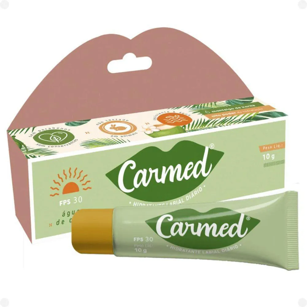CARMED PROT LABIAL FPS30 10G AG COCO