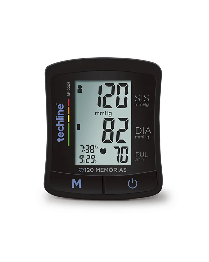 APARELHO DE PRESSAO PULSO TECHLINE BP 2206