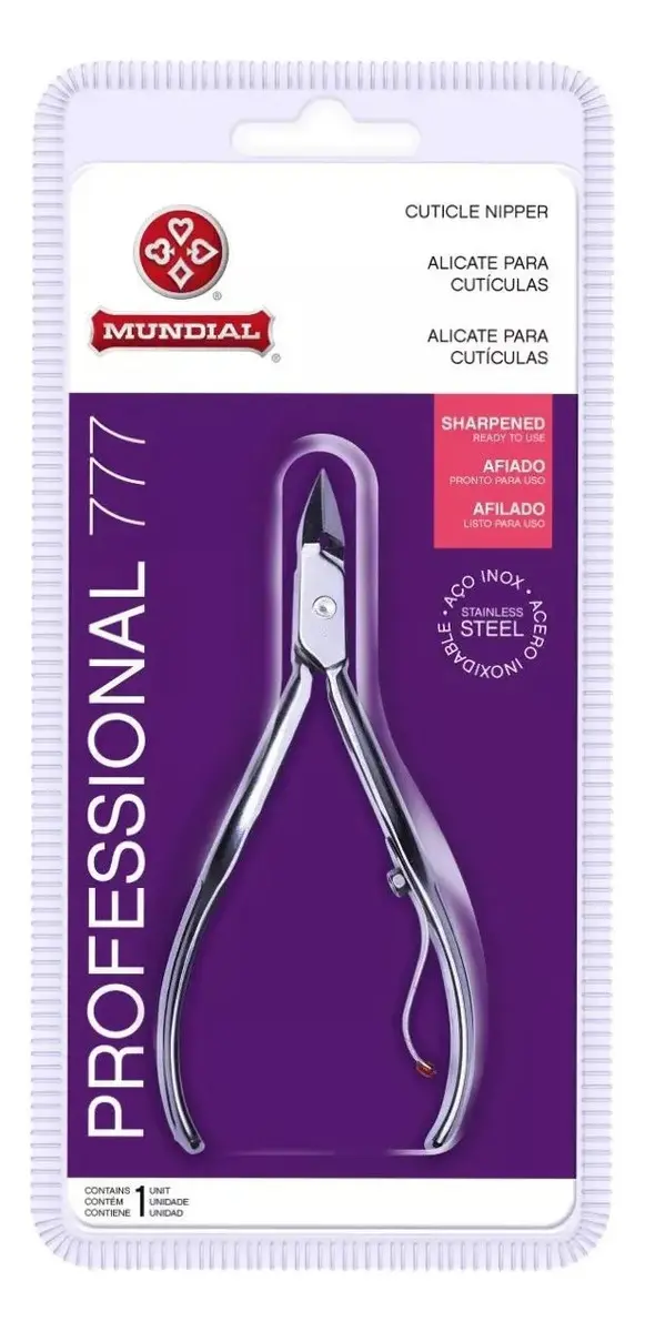 ALICATE P/ CUTICULAS MUNDIAL PROFISSIONAL 777