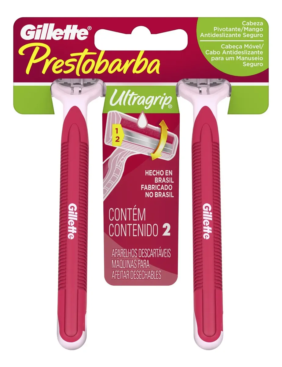 AP GILLETTE PRESTO ULTRA 2UN ROSA
