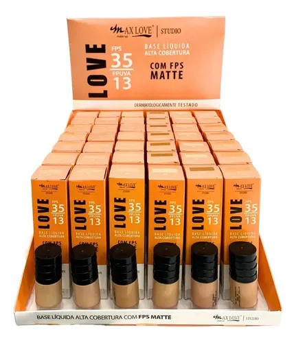 BASE LIQUIDA MAX LOVE C/ FPS MATTE 30ML