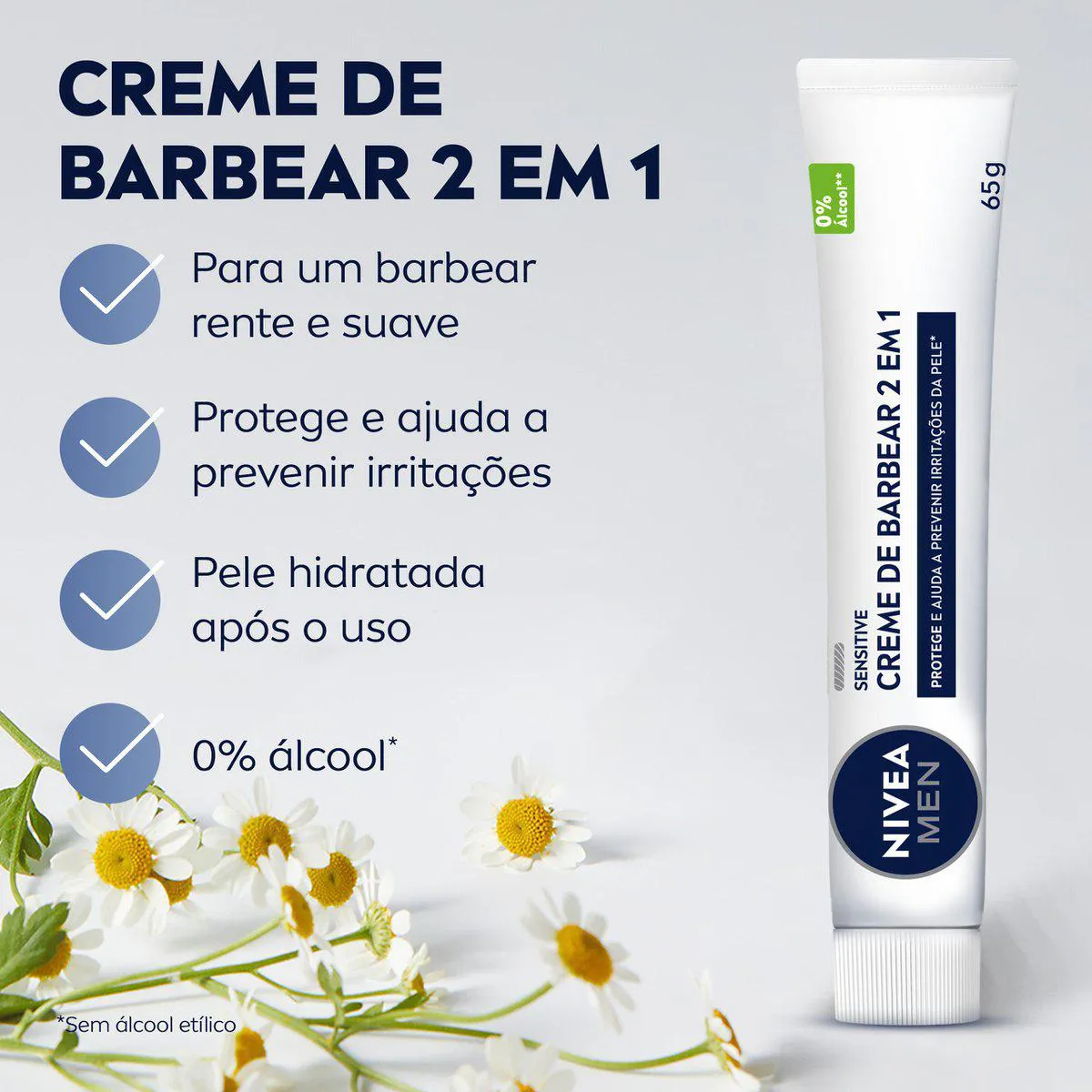 CREME BARBEAR NIVEA MEN 65G - foto 2