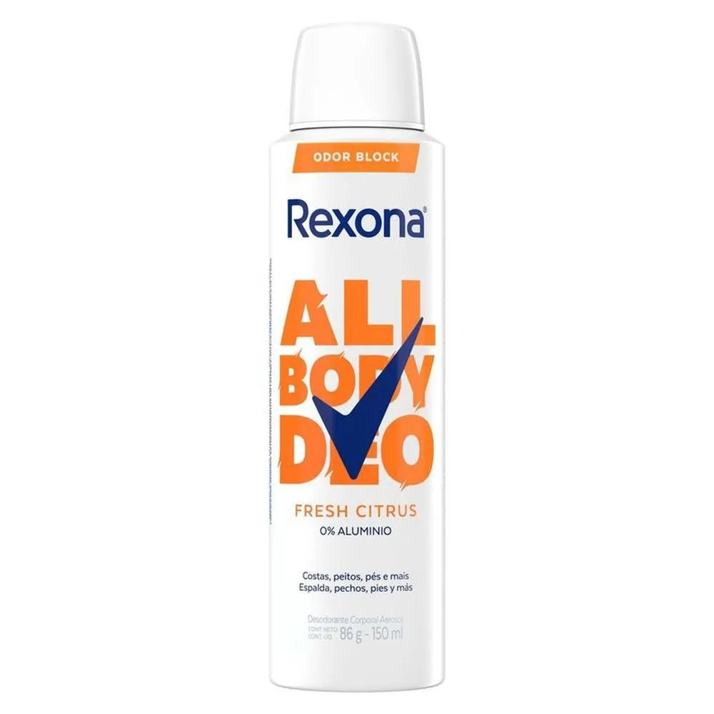 DESOD REXONA AERO ALL BODY DEO FRESH 150ML