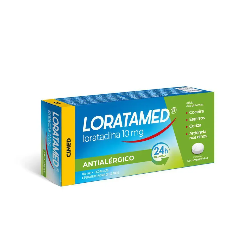 LORATAMED 10 MG C/ 12 CP