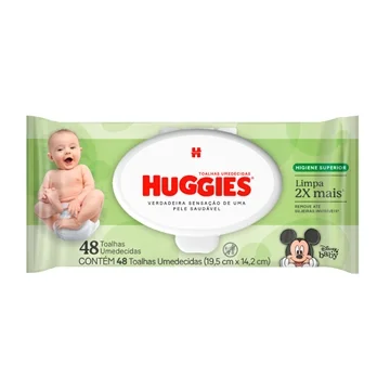 TOALHAS UMEDECIDAS HUGGIES HIG SUPERIOR 48UN