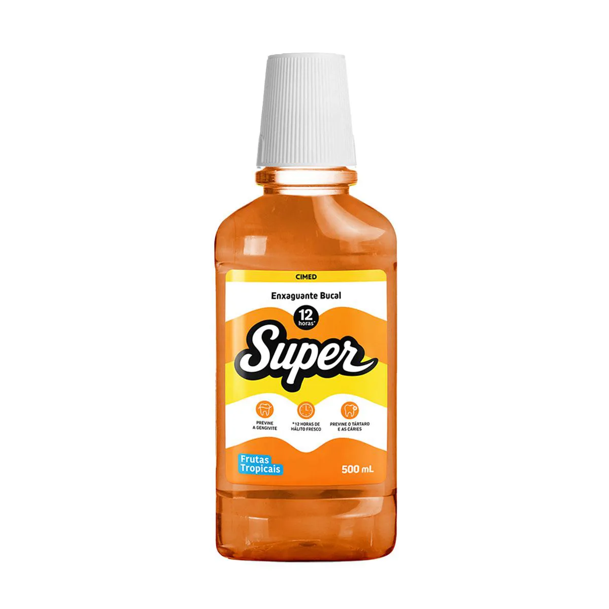 ENXAG BUCAL SUPER 12H FRUT TROP 500ML