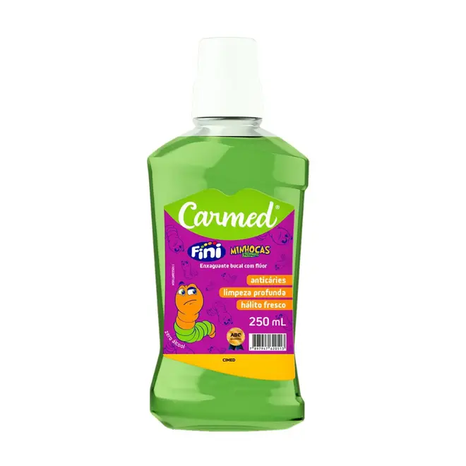 ENXAGUANTE BUCAL FINI MINHOCAS 250ML