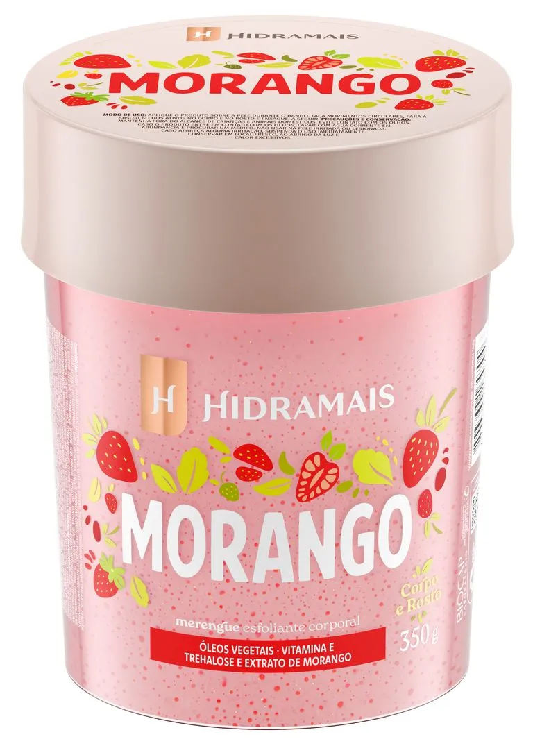ESFOLIANTE CORP. HIDRAMAIS MERENGUE MORANGO 350G