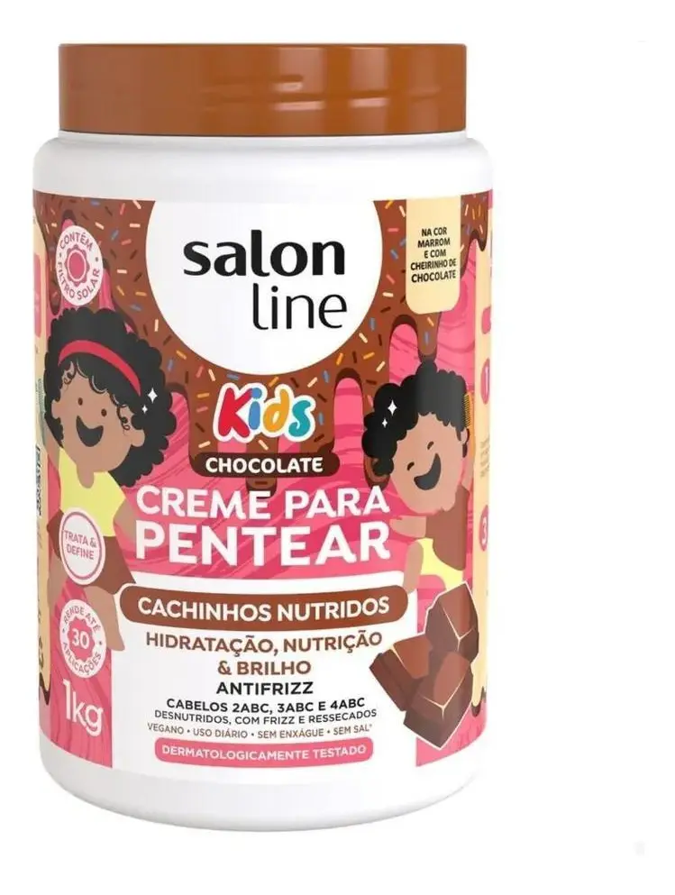 CREME P/ PENTEAR SALON L KIDS CHOCOLATE 1KG