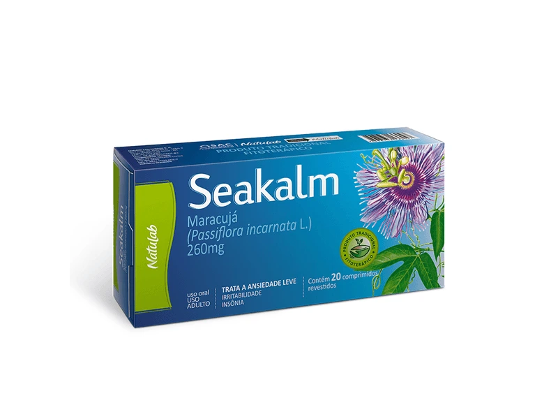 SEAKALM 260 MG C/ 20 CP