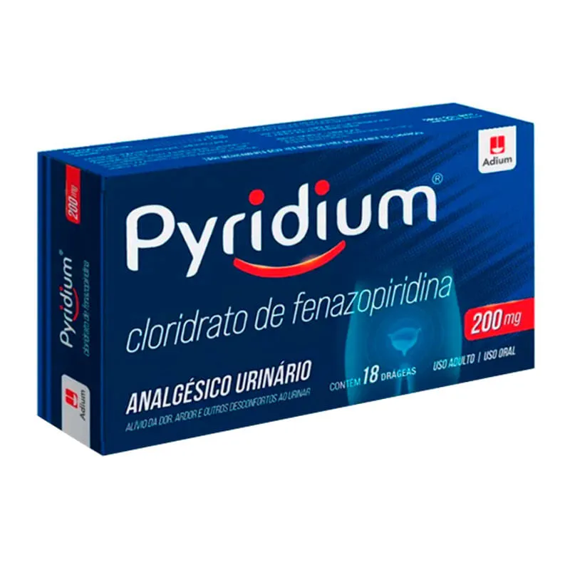PYRIDIUM 200 MG C/ 18 DRG