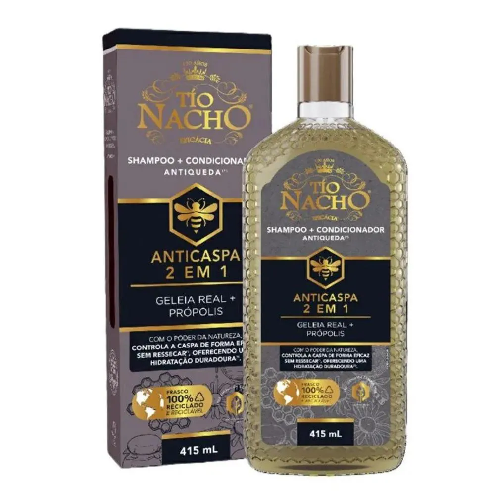 TIO NACHO 2 EM 1 ANTICASPA 415ML
