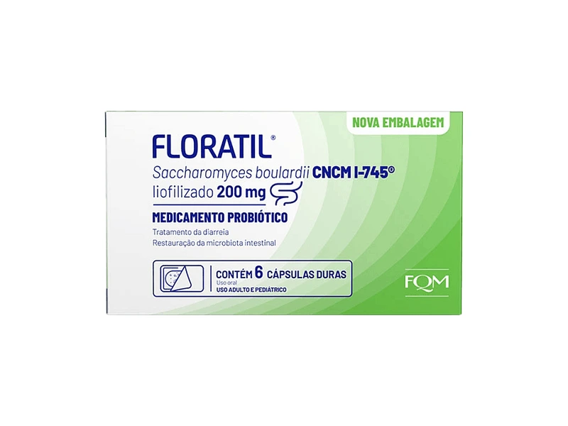 FLORATIL 200 MG C/ 6 CAP GEL
