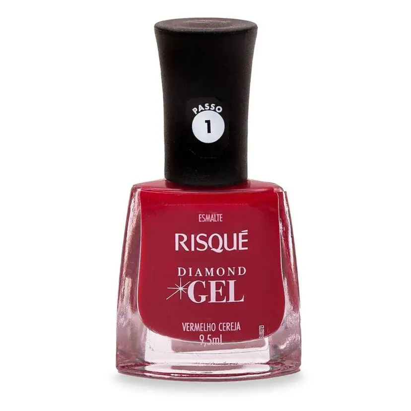 ESM RISQUE DIAMOND GEL VERMELHO CEREJA