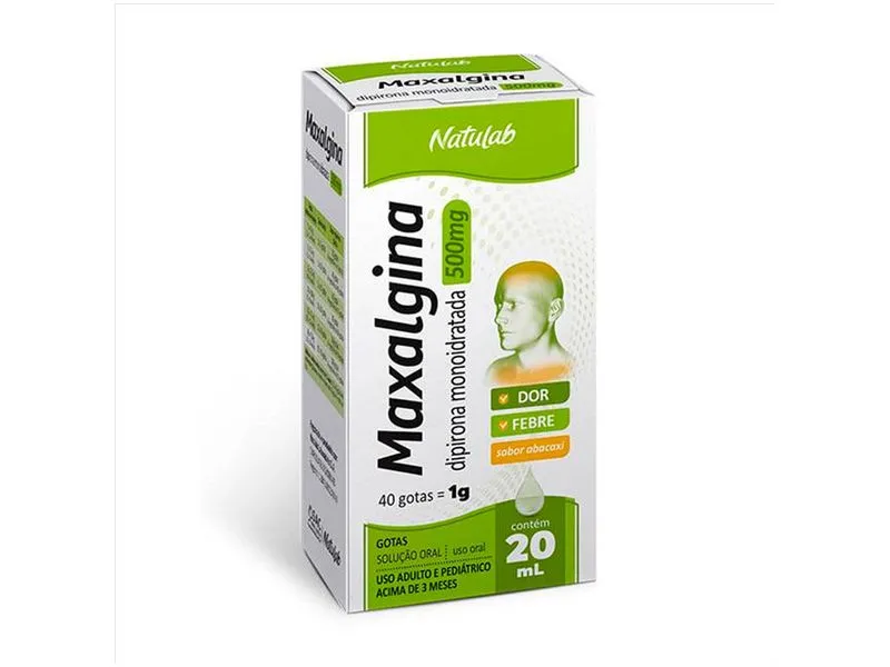 MAXALGINA 500 MG GTS C/ 20ML