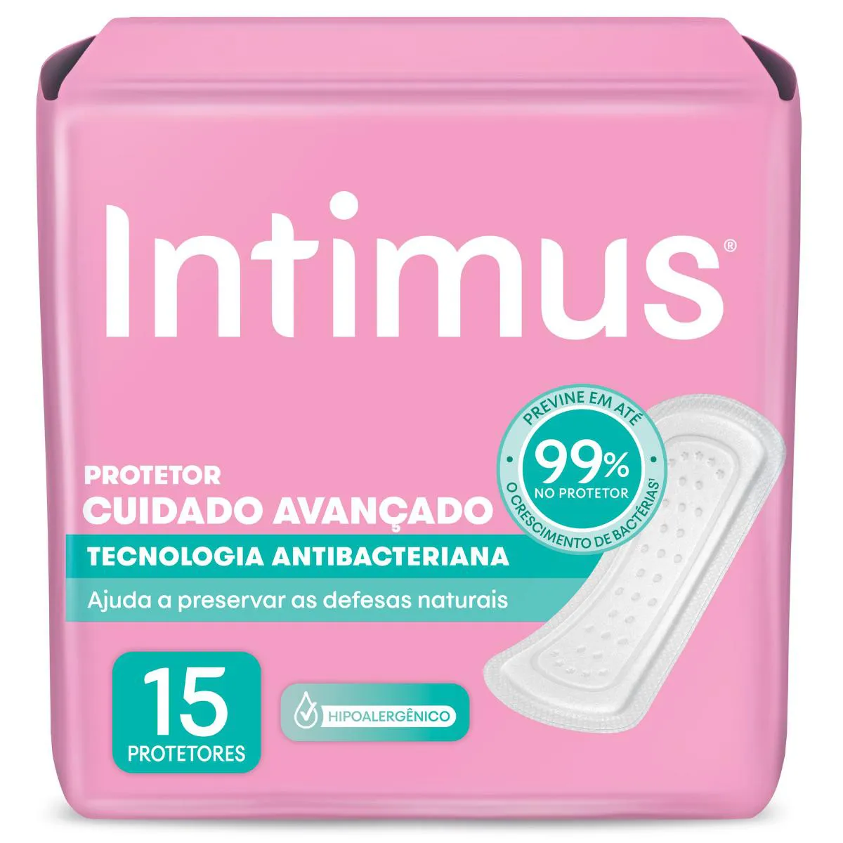 PROTETOR DIARIO INTIMUS S/ABAS 15UN