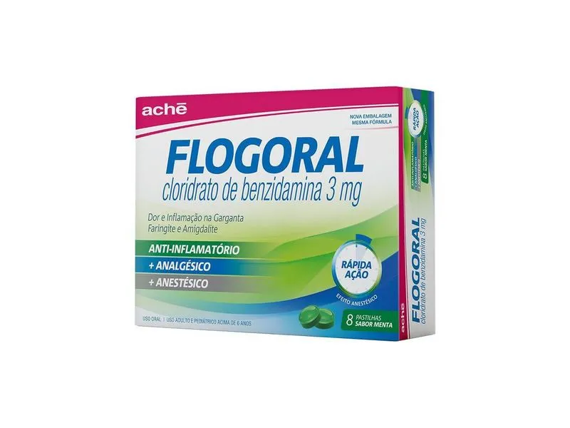 FLOGORAL 3MG C/8 PAST MENTA