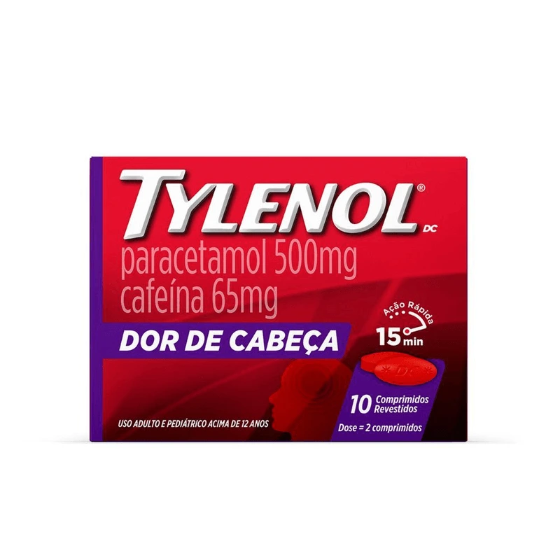 TYLENOL DC 500 + 65MG C/10 COMP