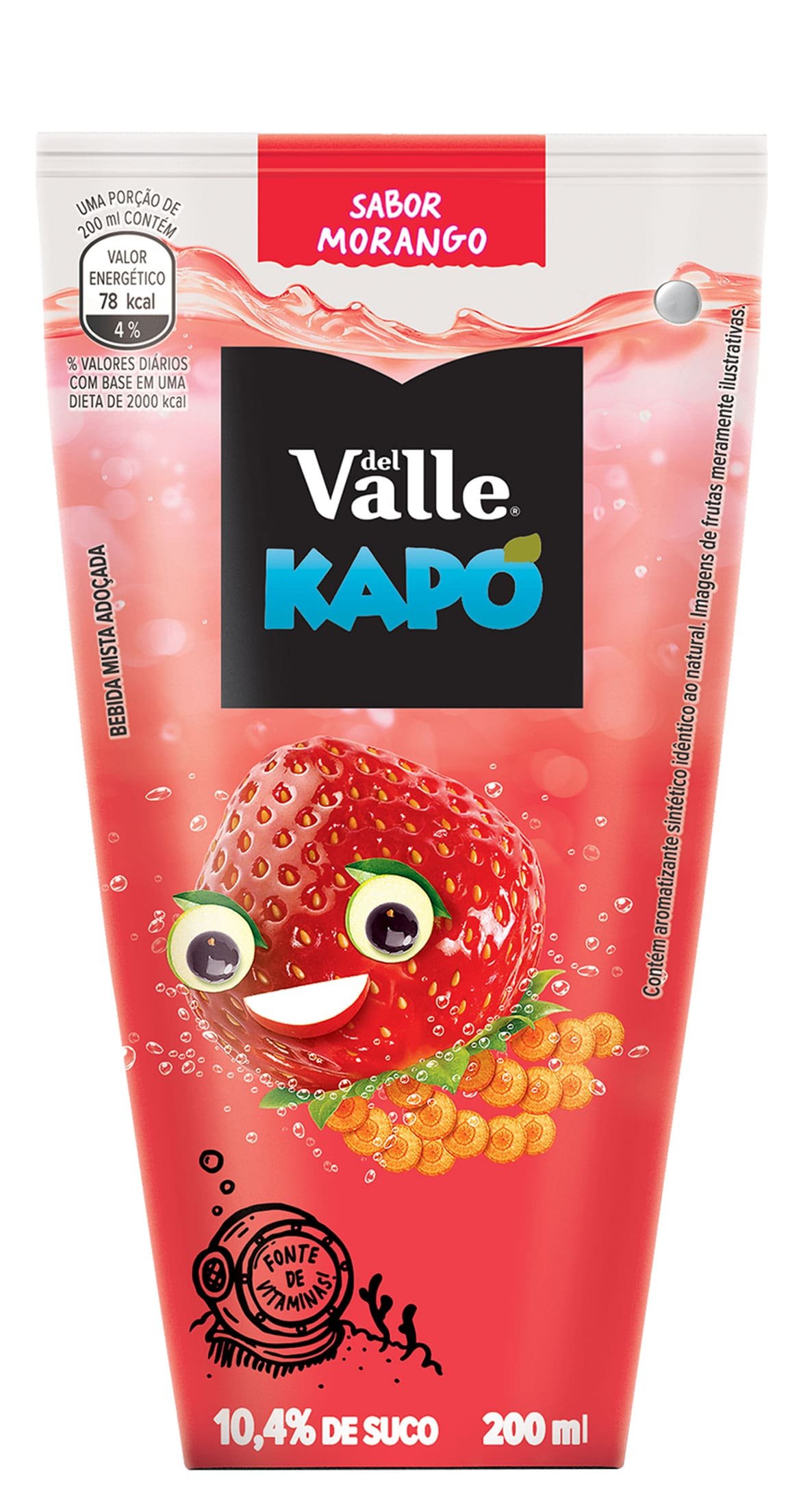 SUCO KAPO MORANGO 200 ML