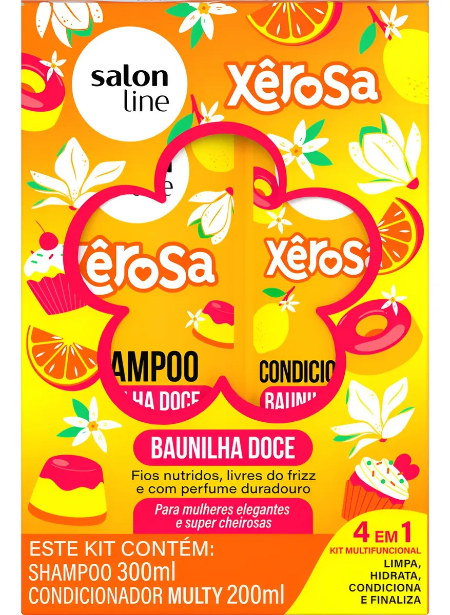 KIT SALON L XEROSA BAUNILHA DOCE SH + COND