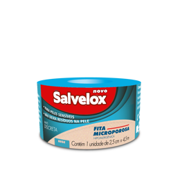 FITA MICROPORE SALVELOX BEGE 2,5X4,5CM
