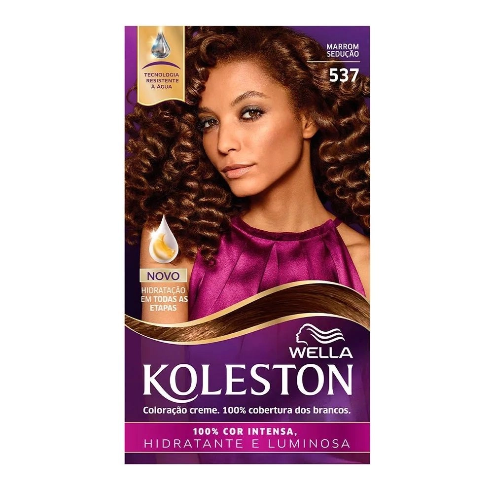 TINTA KOLESTON 537 MARROM SEDUCAO