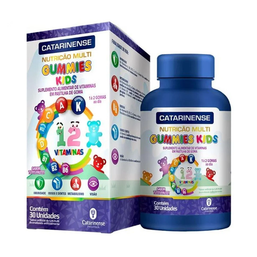 MULTI GUMMIES KIDS TUTTI-FRUTTI 30GOMAS