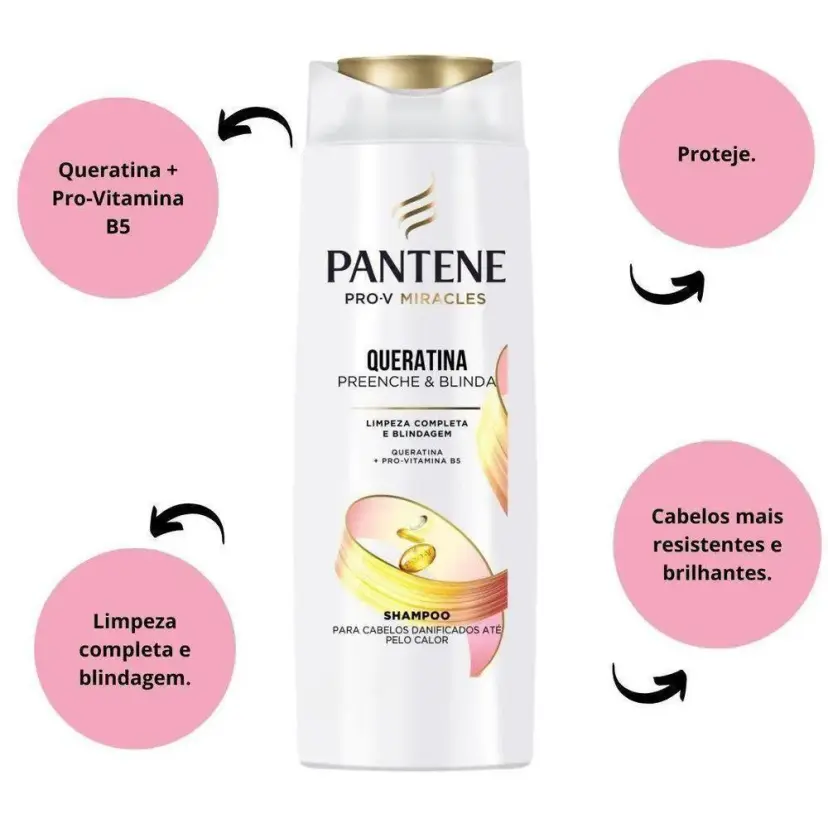 SH PANTENE 175ML QUERATINA - foto 2