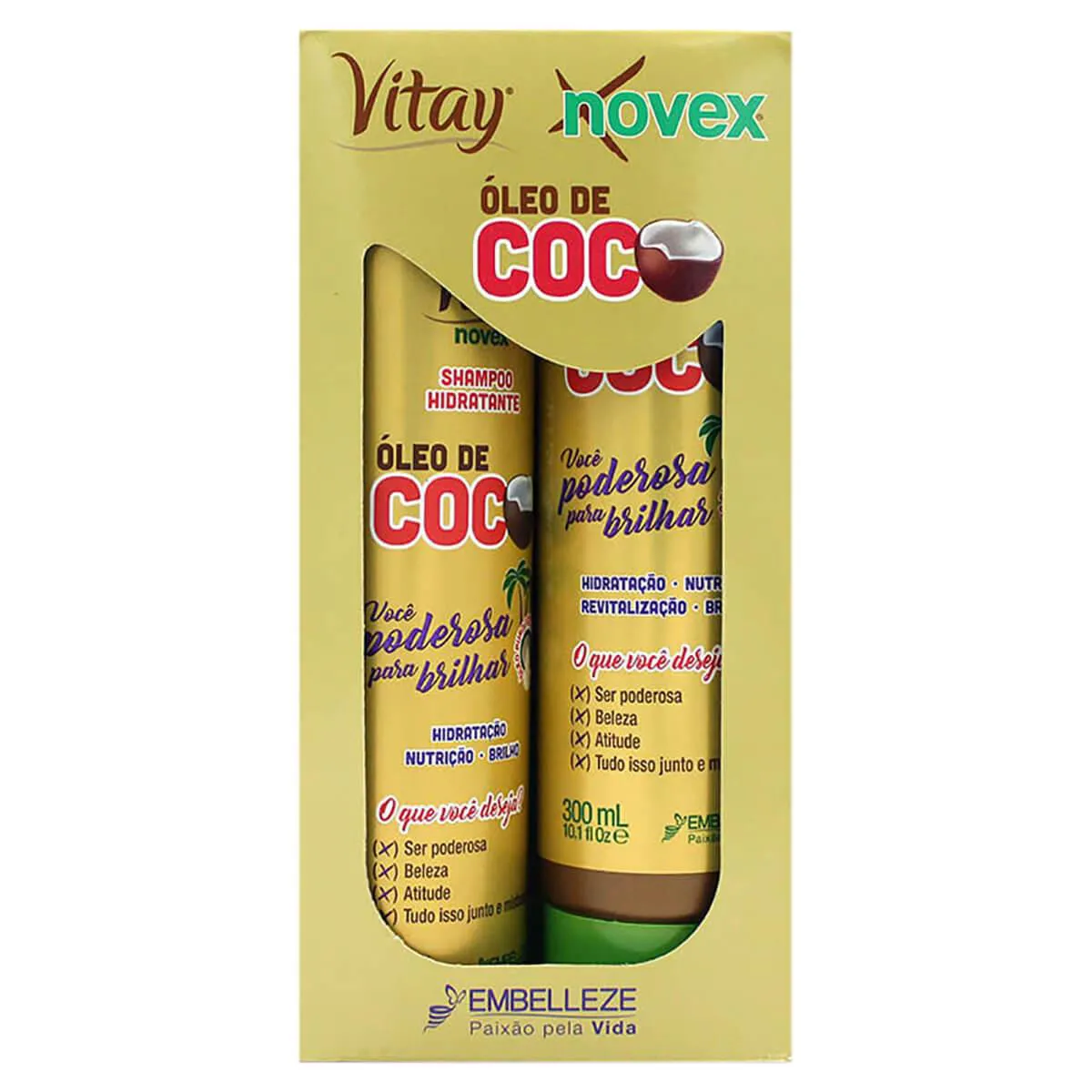 SH NOVEX SH + COND OLEO DE COCO 300ML