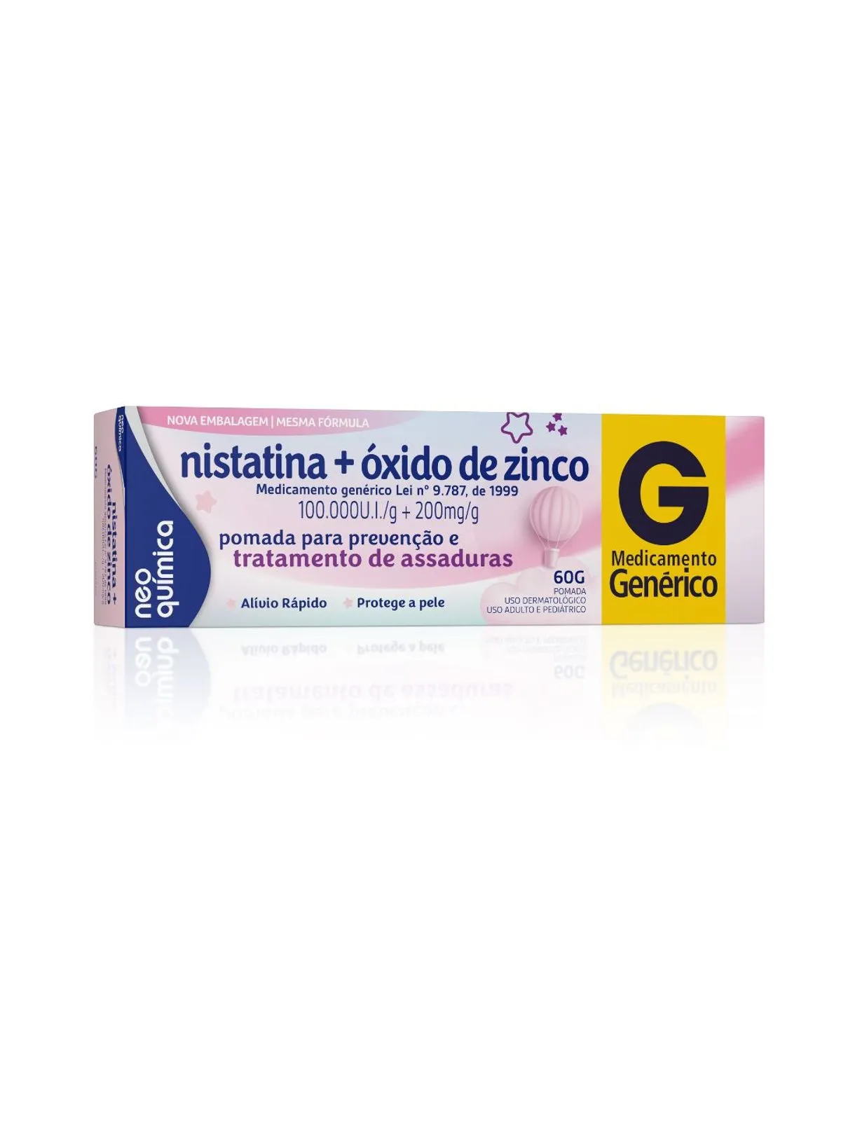 NISTATINA + OX ZINCO POM 60G