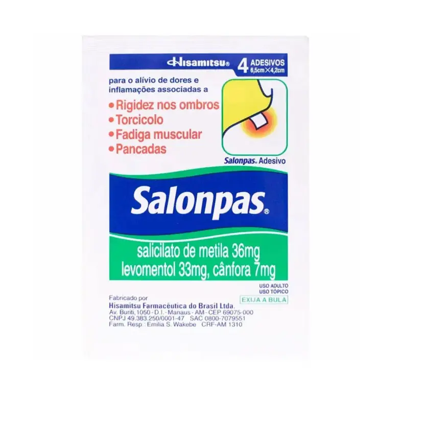SALONPAS ADESIVO PEQ 4UN