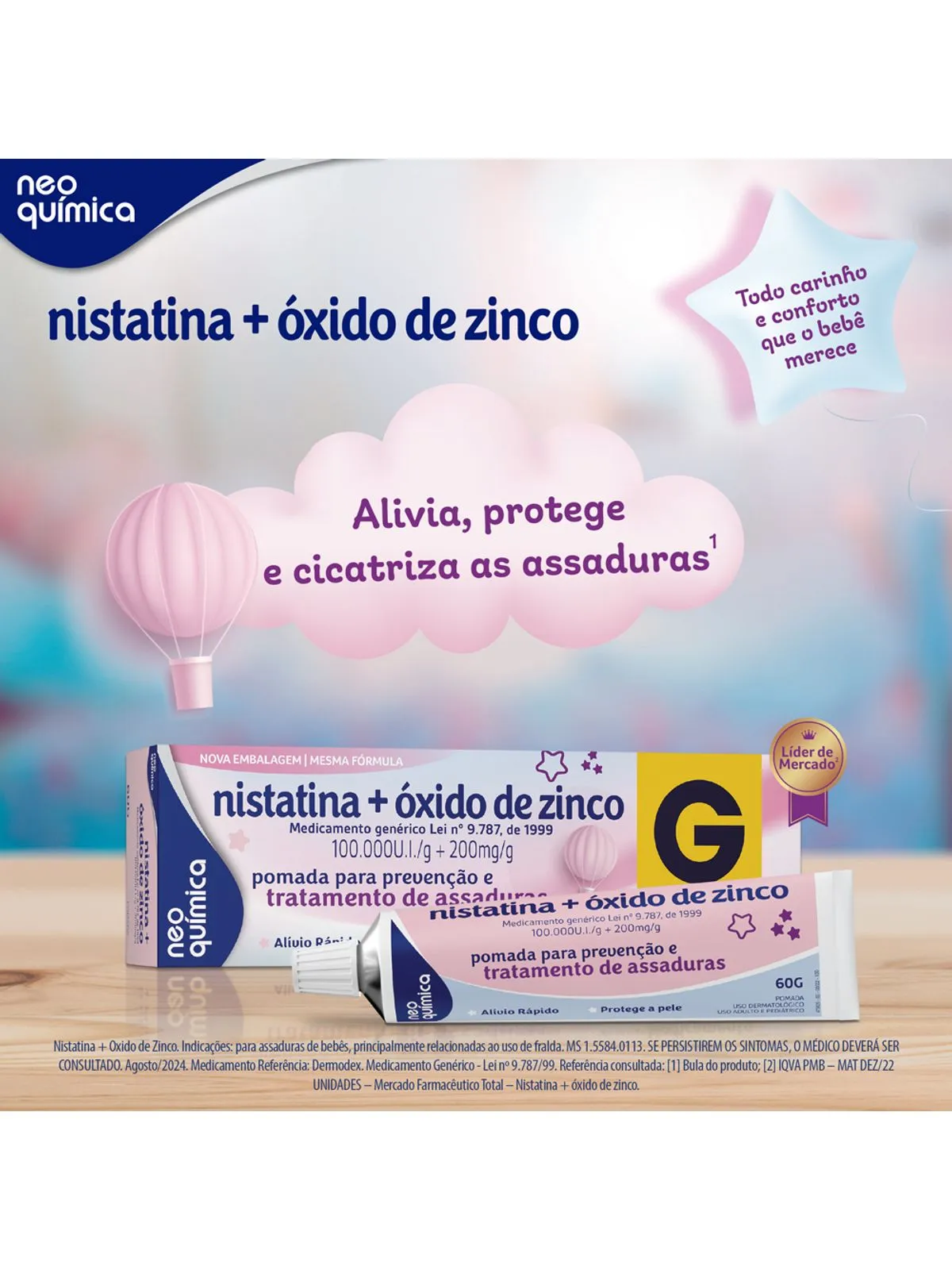 NISTATINA + OX ZINCO POM 60G - foto 2