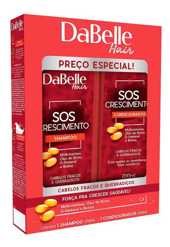 SH DABELLE 250ML + CO SOS CRESCIMENTO 200ML