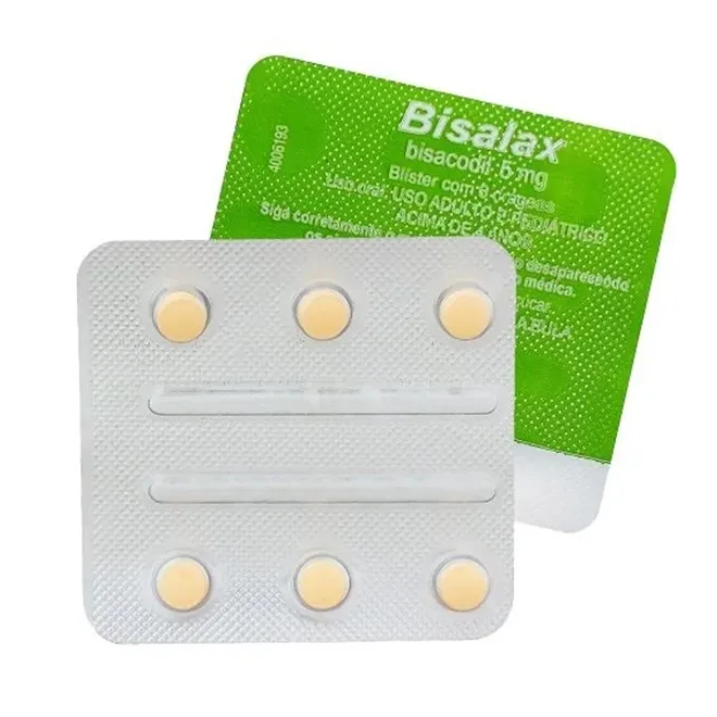 BISALAX 5 MG C/ 6 DRG