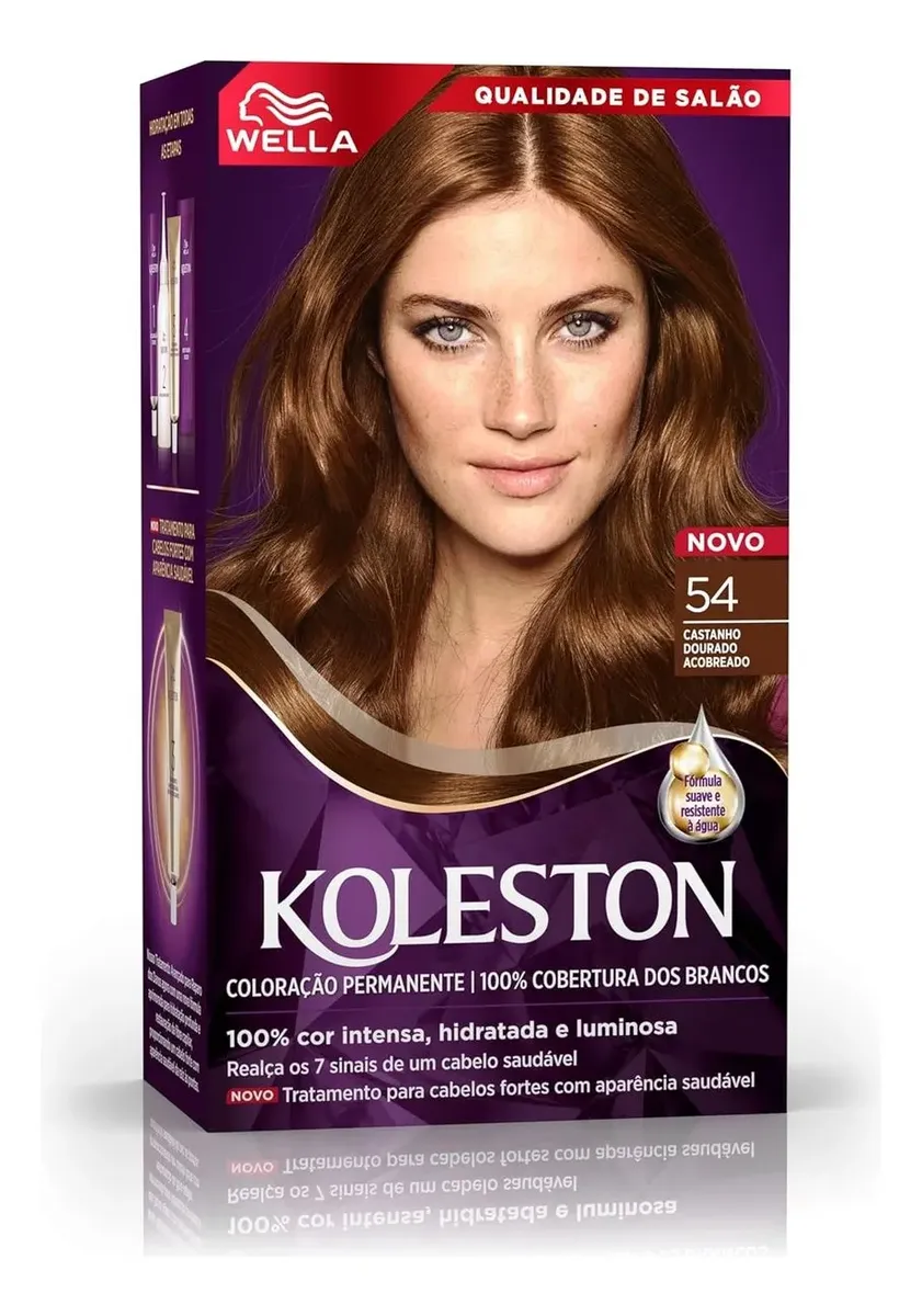 TINTA KOLESTON 54 CAST DOURADO ACOBREADO