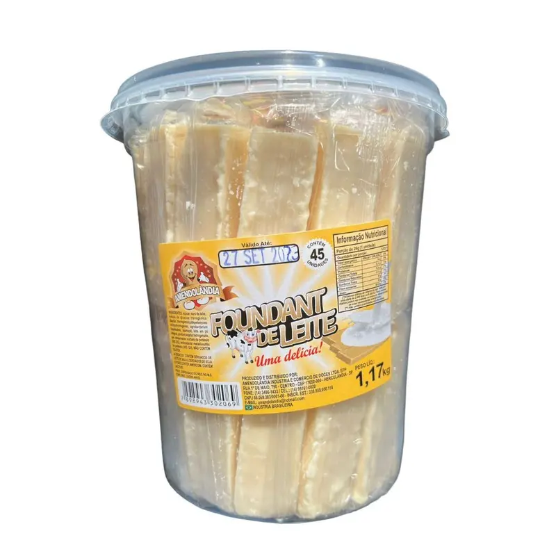 FONDANTE DE LEITE AMENDOLANDIA 23G