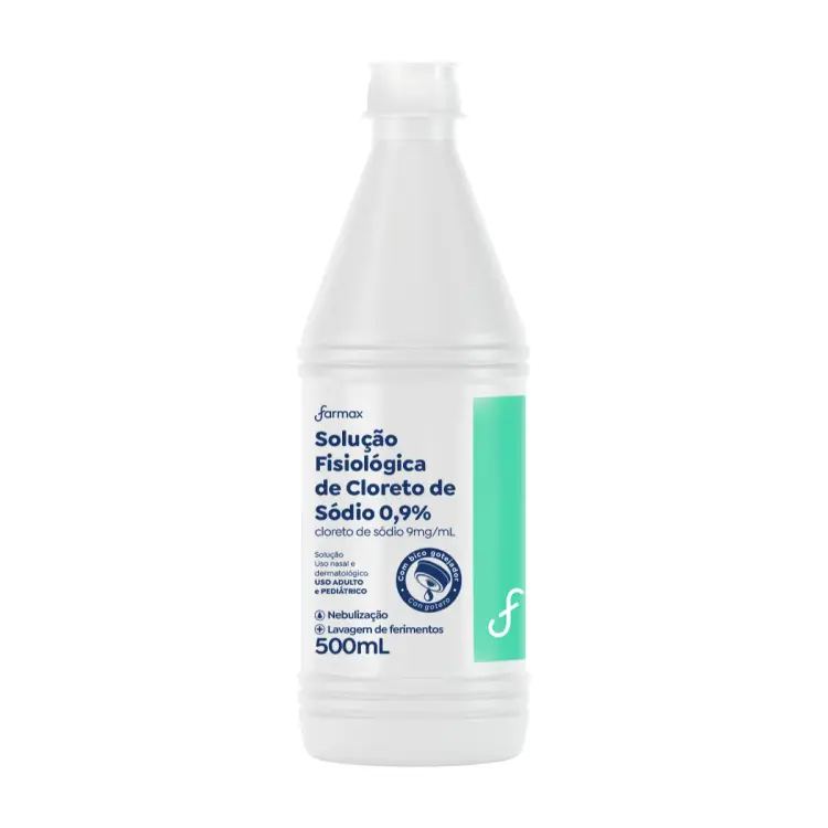 SOLUCAO FISIOLOGICA 0,9% 500ML