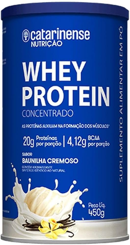 WHEY PROTEIN BAUNILHA 450G