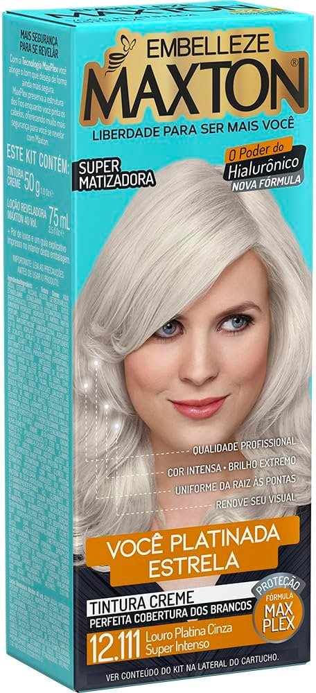 TINTA MAXTON 12.111 LOURO PLATINA CINZA SUP INT