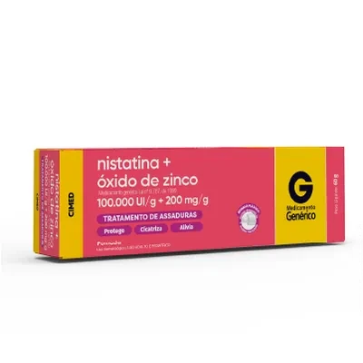 NISTATINA + OXIDO ZINCO POM 60GR